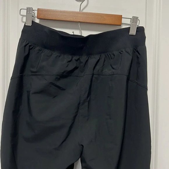 Women’s Joggers Drawstring Waist Ruched Leg Detail with Pockets Black size Small - Picture 5 of 6